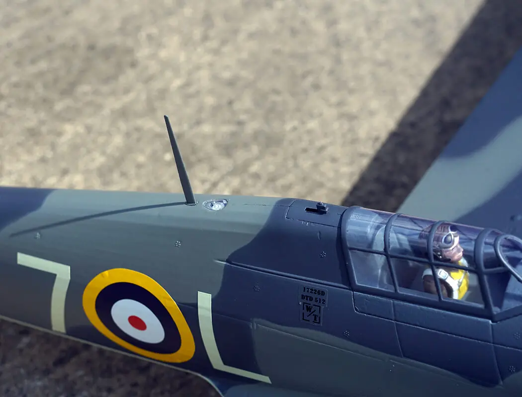 Xfly Hawker Sea Hurricane Mk1 Grey/Green 1200mm PNP – view 11