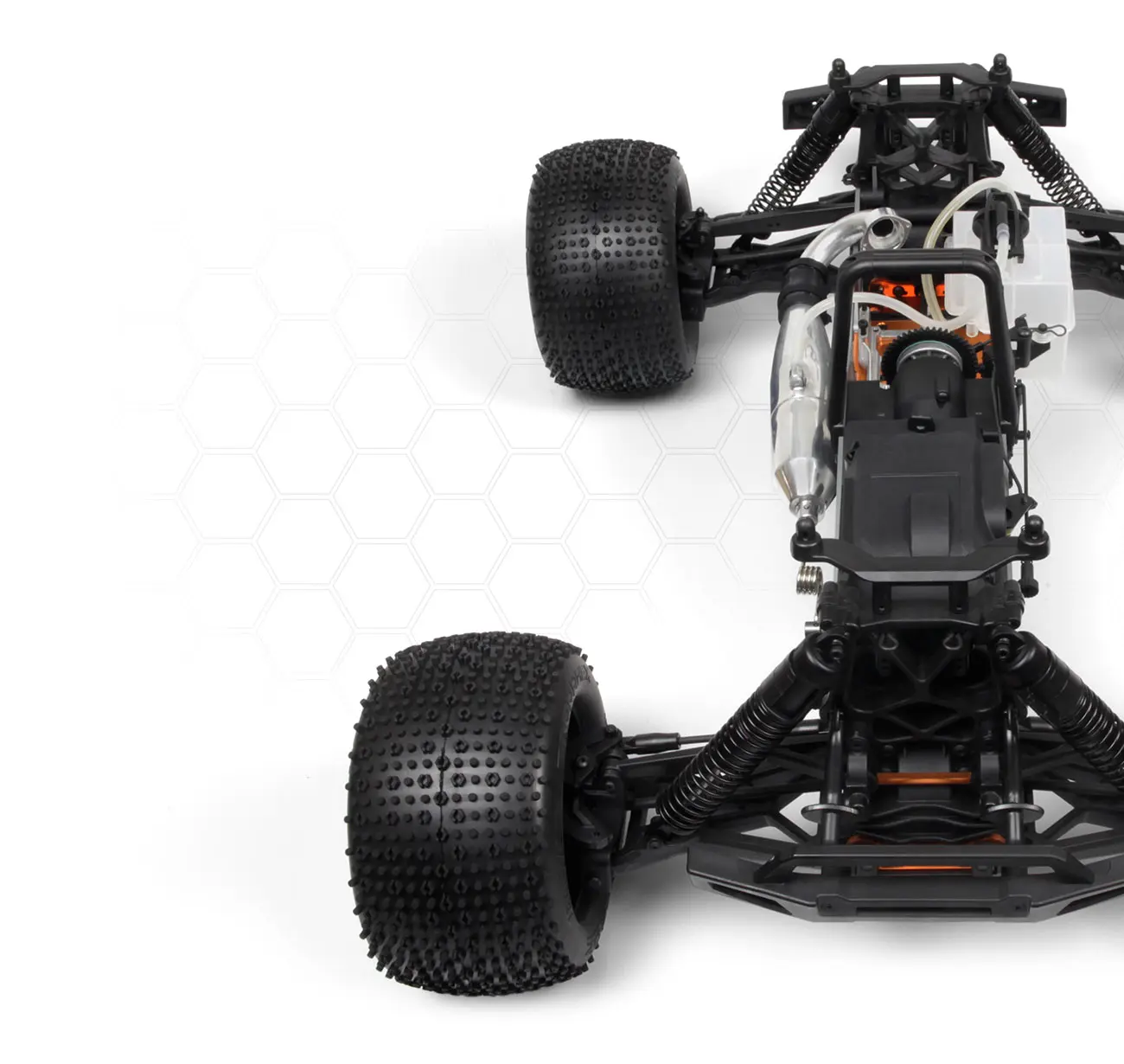 Top view of the HPI Savage XL Nitro SBK 160550