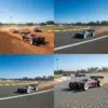 Various RC track surfaces with cars racing, highlighting the excitement of RC racing