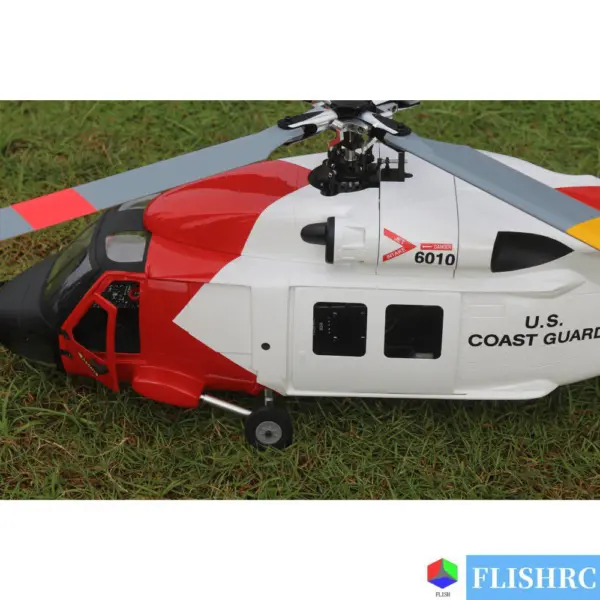 FLISHRC 500 Size HH-60 Scale coastguard RC Helicopter – GPS Stabilised, Ready to Fly