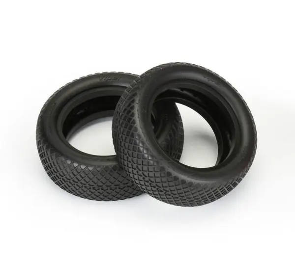 Aka Viper 1:10 Buggy Tyre Medium Soft Front 4wd Without Insert (2)