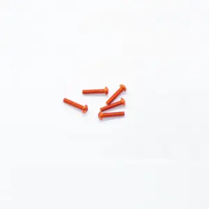 Alu Screw Allen Roundhead M3x14 Orange (7075)