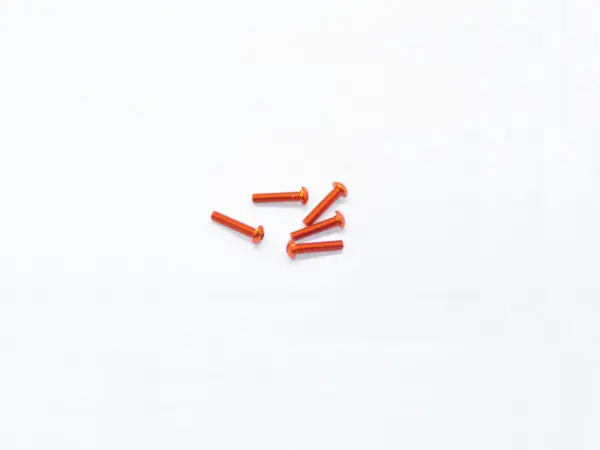 Alu Screw Allen Roundhead M3x14 Orange (7075)