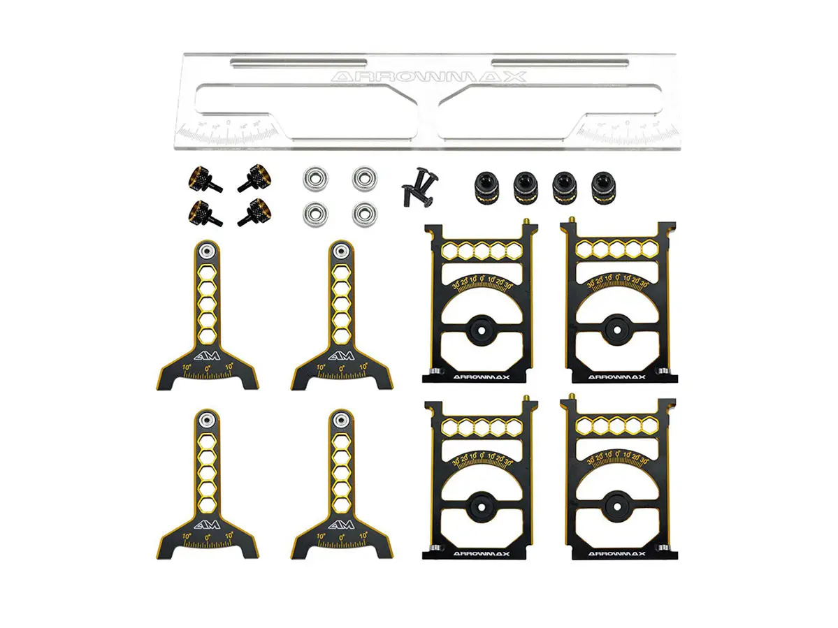 Set-Up System 1/10 Touring Cars With Bag Black Golden Limited Edition – view 2