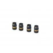 Alu Nut 4mm for 1/10 Set-Up System Black Golden (4)