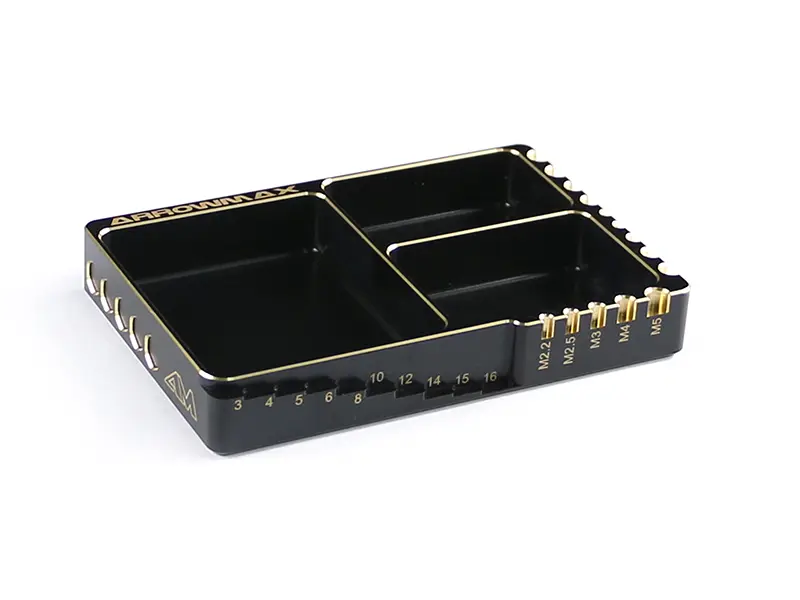 MULTI ALU CASE FOR SCREWSBLACK GOLDEN (120x80x18)