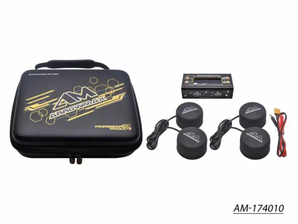 Tyre Warmer & Batt Warmer With Bag Black Golden