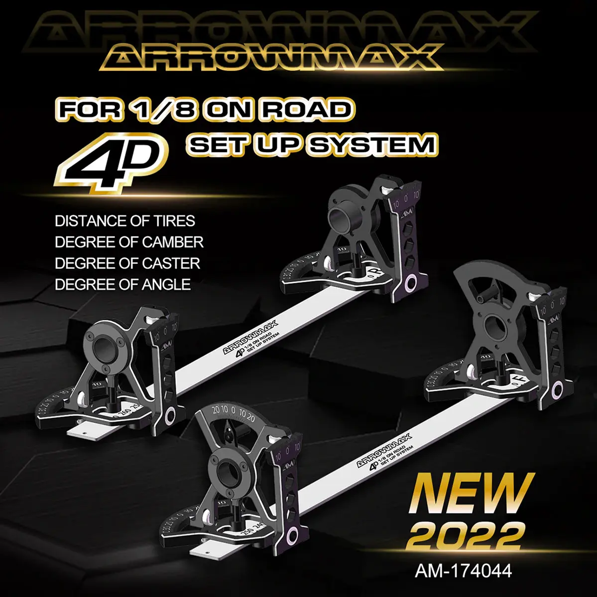Arrowmax Set-Up System for 1/8 on Road With Bag 2022