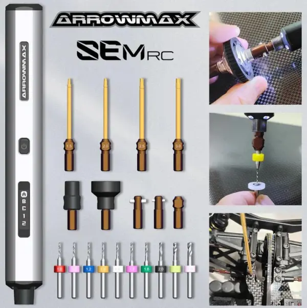 Arrowmax RC Diff Checker and Electric Screwdriver