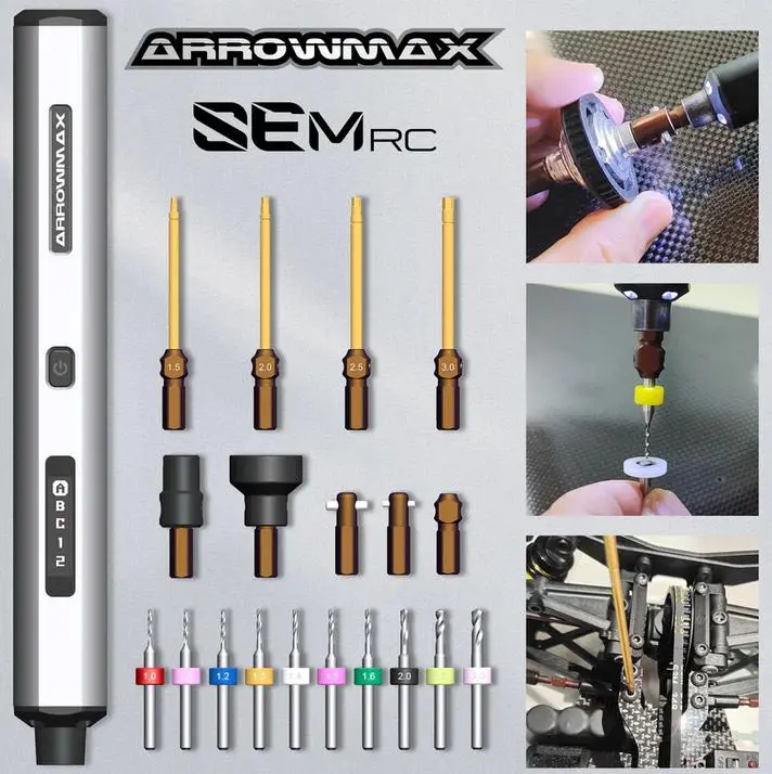 Arrowmax RC Diff Checker and Electric Screwdriver