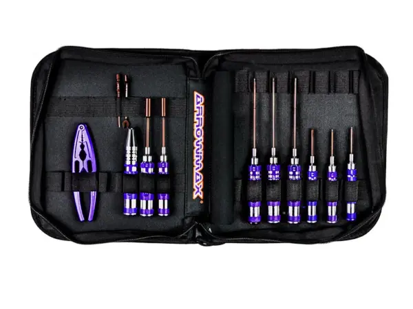Am Toolset for 1:10 Offroad (12pcs) With Tools Bag