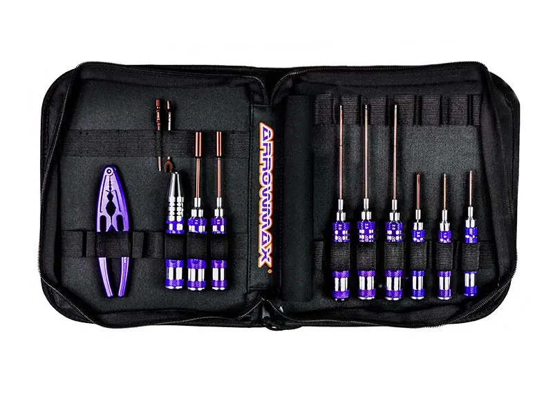 Am Toolset for 1:10 Offroad (12pcs) With Tools Bag