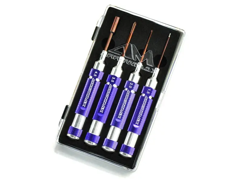 Mini Toolset 4 Pieces With Plastic Case