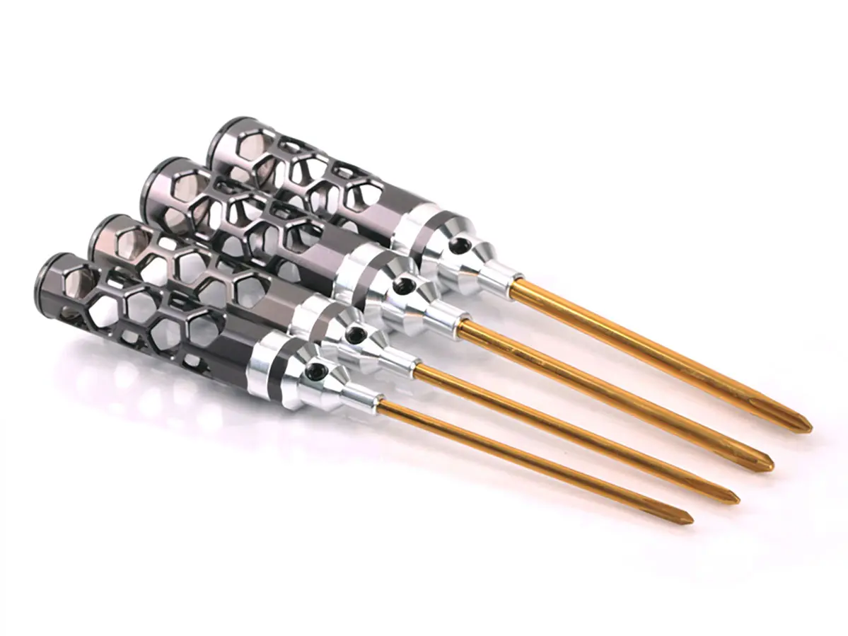 PHILLIPS SCREWDRIVER SET 3.5-4.0-5.0-5.8 X120mm (4) HONEYCOMB