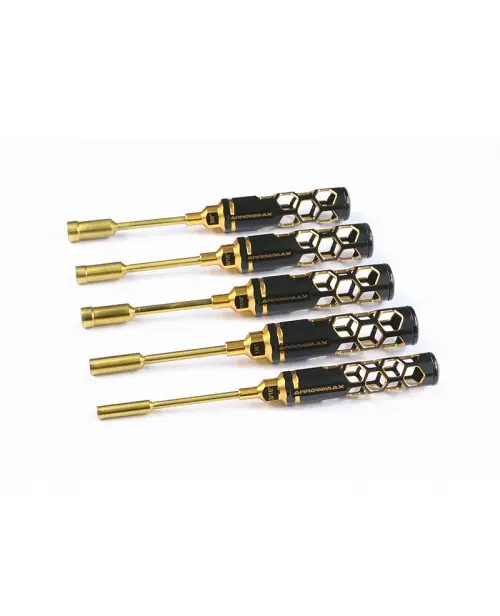 Nut Driver Set Us X 100mm 5pces Honeycomb