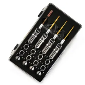 Mini Honeycomb Toolset 4 Pieces With Plastic Case