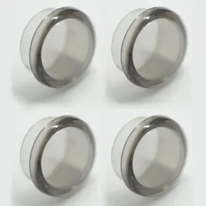 18mm Lexan End Cap for Honeycomb Tool Gray (4)