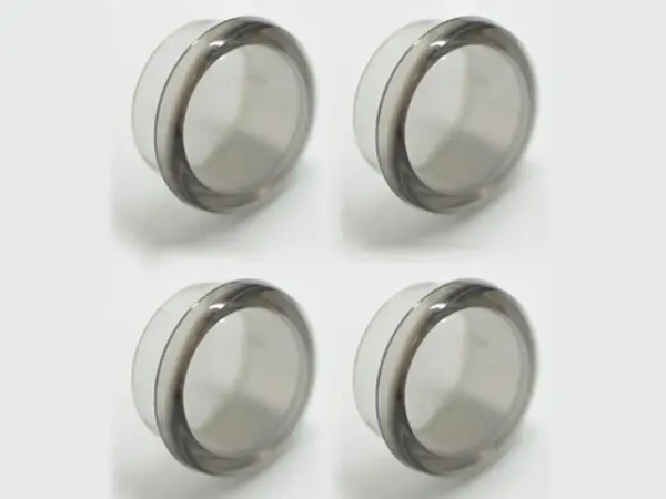 18mm Lexan End Cap for Honeycomb Tool Gray (4)