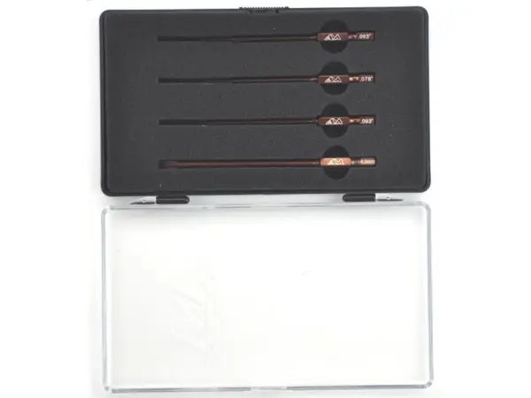 Power Tool Tip Set 4 Pieces With Plastic Case (Us)