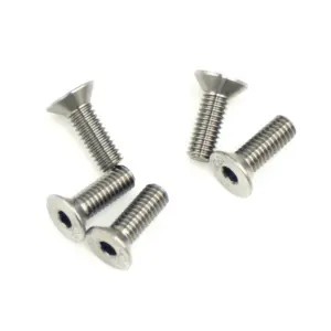 Titanium Screw Allen Countersunk M4x12 (5)