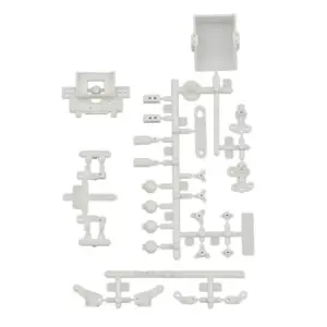 Associated Rc10 Model 24 Rear Bulkhead/Caster/Steering Block
