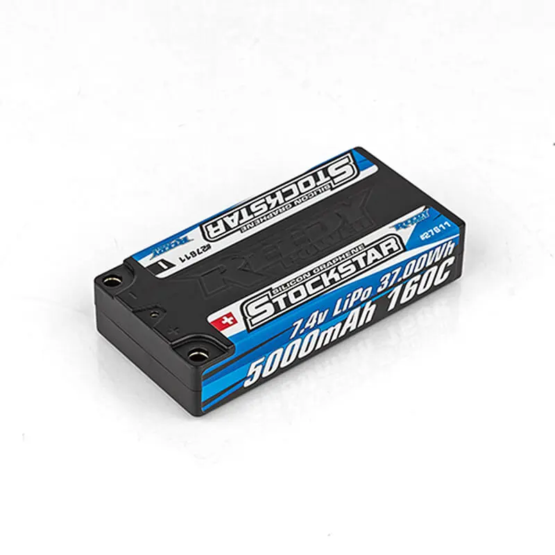 Reedy Stockstar 5000mah 7.4V 160c LCG Shorty Lipo Battery