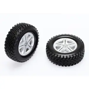 Cen Racing Scale Tires Set (Pre Glued , 91x34x56mm Hard Compound)