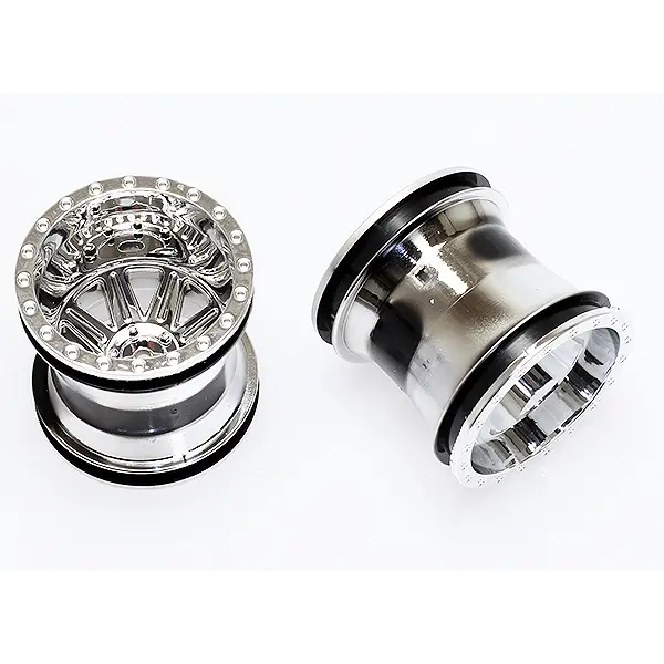 Cen Racing Monster Truck Wheel (Chrome) 2.2 X 2.4"