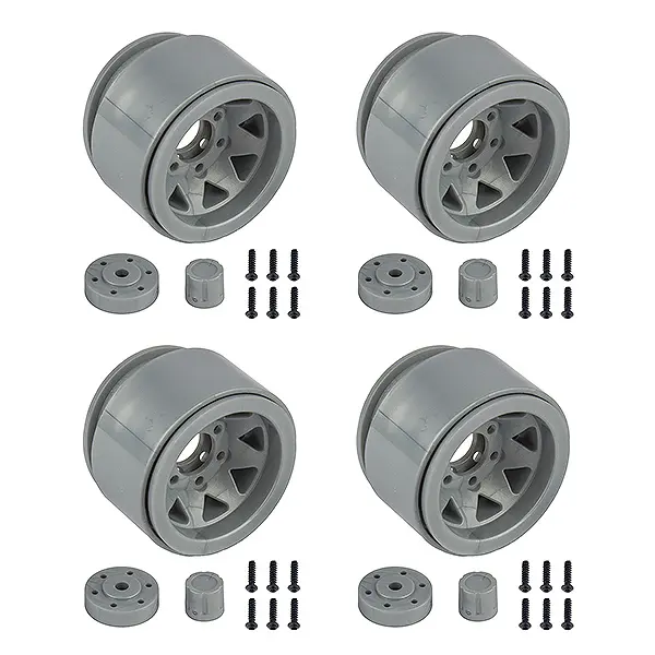 Element Rc Enduro Trigon Wheels 1.55IN Silver