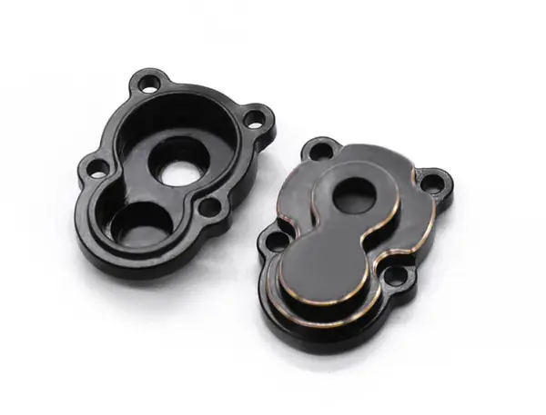 Fastrax Fcx24 Black Brass Axle Housing Covers (4pc)