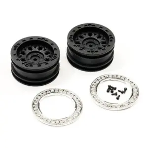 FTX Tracker Black Wheel Rims (Pr)