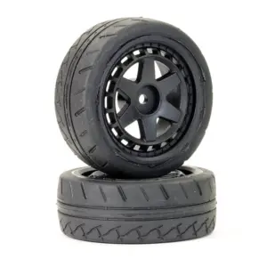 FTX Stinger Front 26mm Rubber Wheel/Tyres (Pr)
