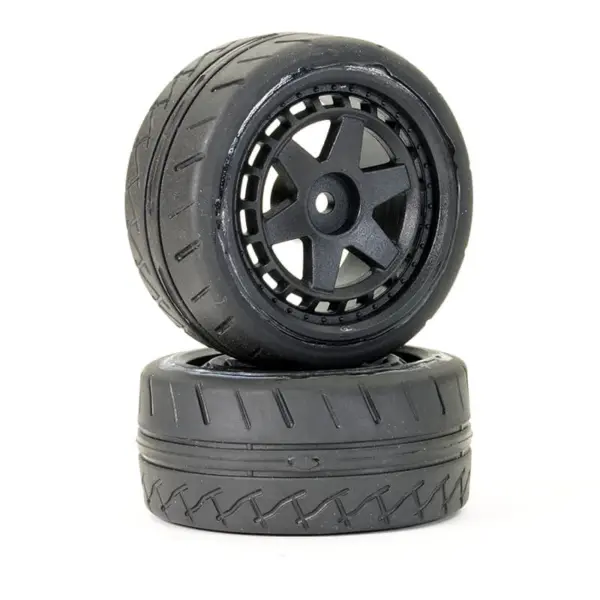 FTX Stinger Rear 32mm Rubber Wheel/Tyres (Pr)