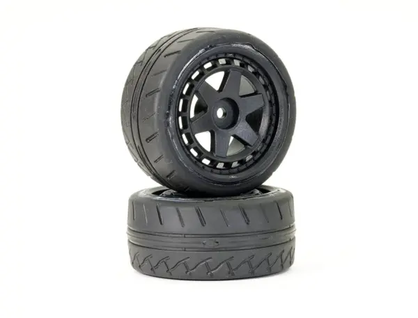 FTX Stinger Rear 32mm Rubber Wheel/Tyres (Pr)