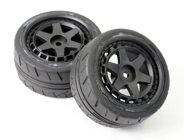 FTX Stinger Rear 32mm Rubber Wheel/Tyres (Pr)