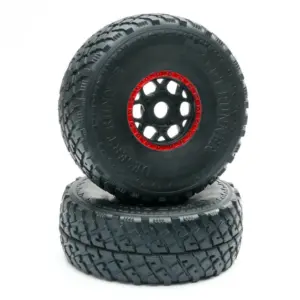 FTX Grand Apache Mounted Wheel & Tyre (Pr) - Red