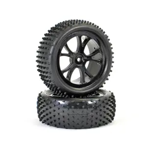 FTX Vantage Front Buggy Tyre Mounted on Wheels (Pr) - Black