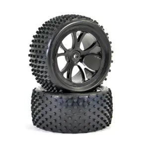 FTX Vantage Rear Buggy Tyre Mounted on Wheels (Pr) - Black
