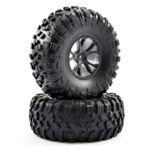 FTX Outlaw Pre-Mounted Wheels & Tyres - Black