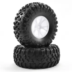 FTX Outlaw Pre-Mounted Wheels & Tyres - White