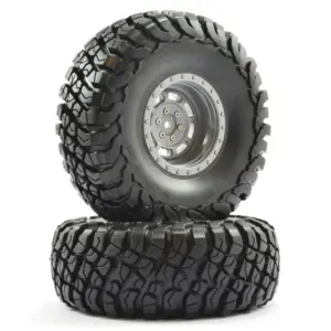 FTX Mauler 2.2" All Terrain Tyres Pre-Glued on Grey Wheels