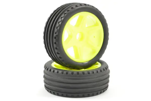 FTX Comet Buggy Front Mounted Tyre & Wheel Yellow