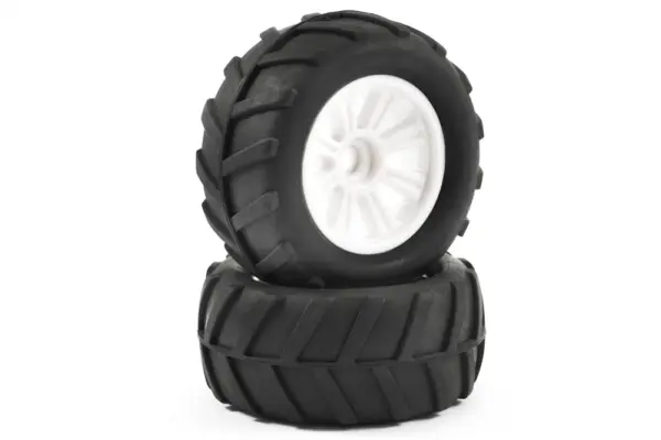 FTX Comet Monster Front Mounted Tyre & Wheel White