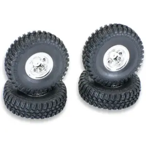 FTX Outback Mini X 2.0 Finder Mounted Tyres/Chrome Wheels