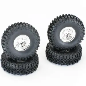 FTX Outback Mini X 2.0 Grabber Mounted Tyres/Chrome Wheels