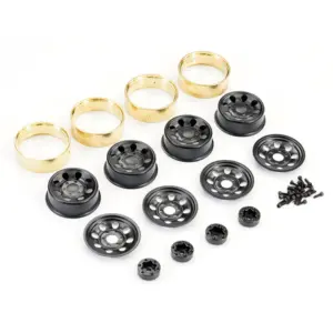 FTX Outback Mini X/Xp Steelie W/Brass Inner Bead 1.2" Wheels