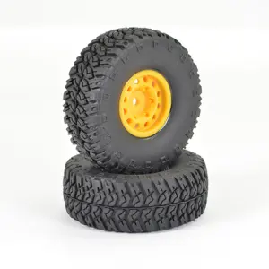 FTX Outback Ranger Xc Wheel & Tyre Set - Yellow (Pr)