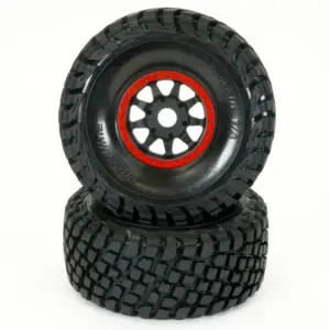 FTX Dr8 Wheel/Tyre Pair (Red)