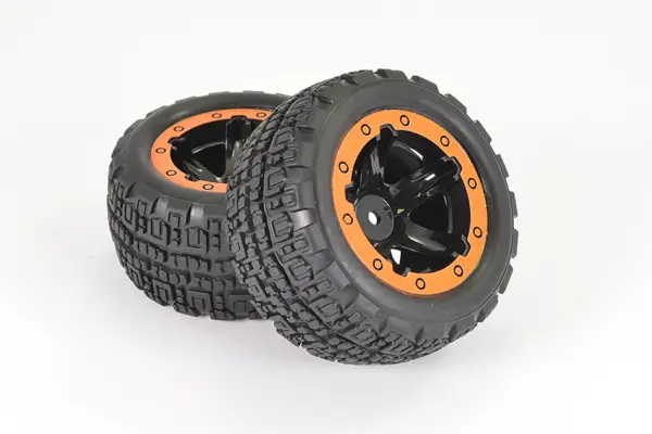 FTX Tracer Truggy Wheel/Tyres Complete (Pr)