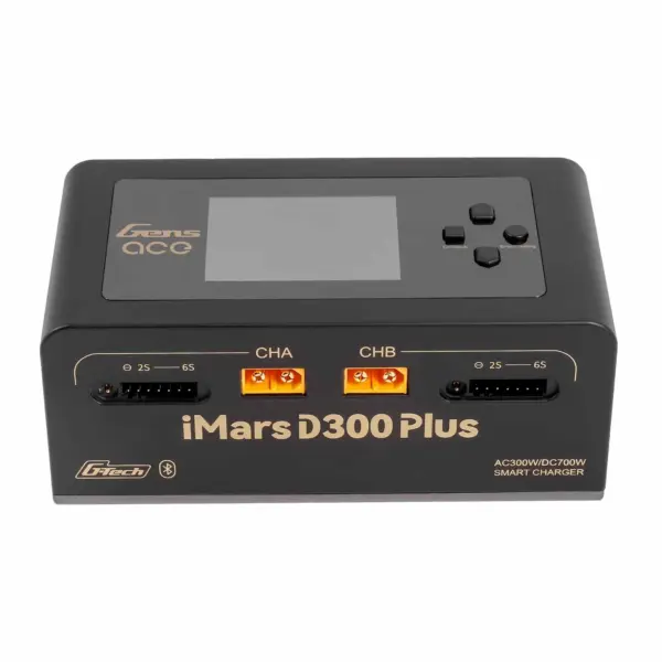 Gensace Charger Imars D300 Plus Dual Channel (Uk) Black
